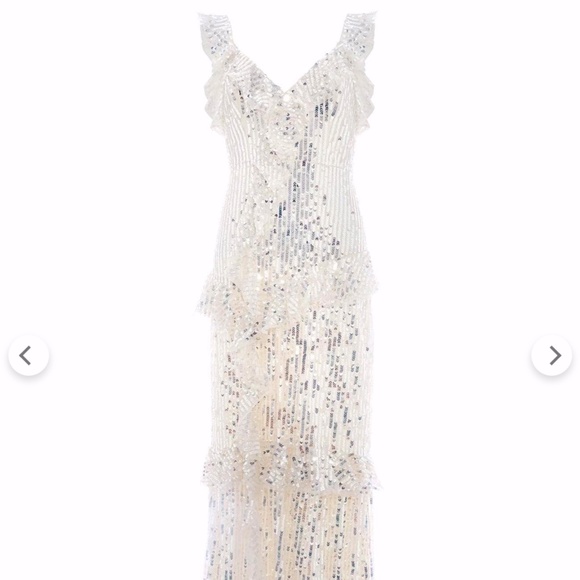 Needle and Thread Scarlett Sequin Gown Size 6 - Picture 1 of 4